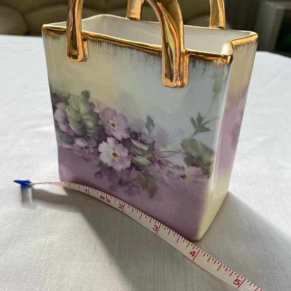 Vintage porcelain hand painted vases Betty Platner - Picture 5 of 9